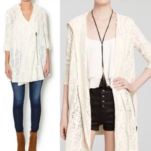 FREE PEOPLE | Oversized Asymmetrical Wrap Hoodie - Picture 7 of 8